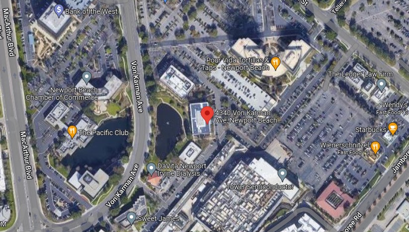 4340 Von Karman Ave,Newport Beach,CA,92660,US Newport Beach,CA